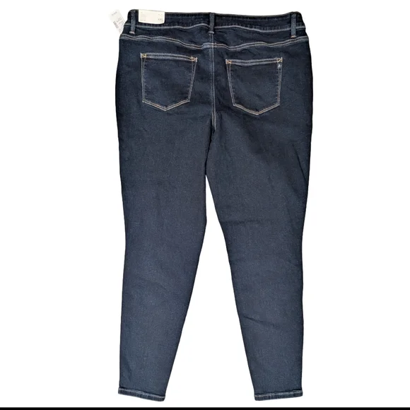 NWT M Jeans by Maurices Vintage Dark Wash Mid Rise Jegging, Size XXL Long - Picture 7 of 10